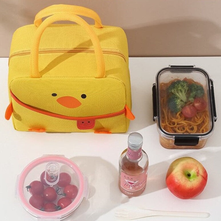 kawaiies-softtoys-plushies-kawaii-plush-Cartoon Animal Cat Dog Duck Lunch Bag | NEW Bag 