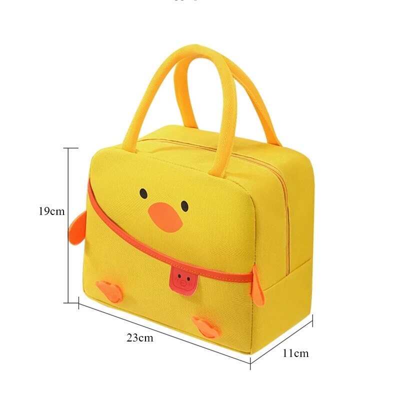 kawaiies-softtoys-plushies-kawaii-plush-Cartoon Animal Cat Dog Duck Lunch Bag | NEW Bag 