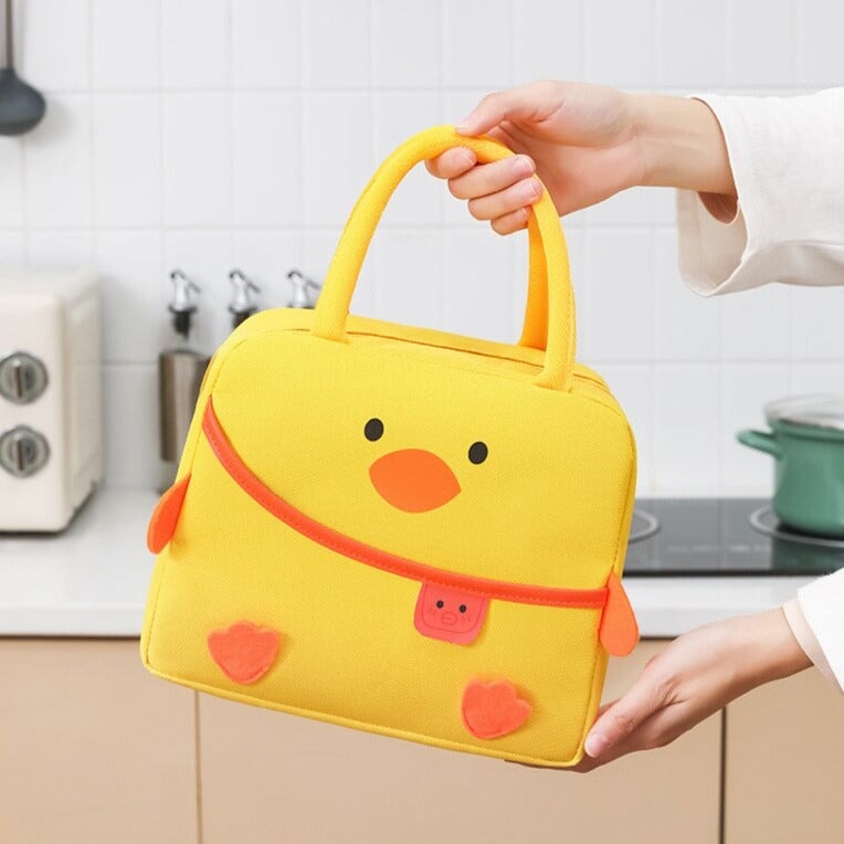 kawaiies-softtoys-plushies-kawaii-plush-Cartoon Animal Cat Dog Duck Lunch Bag | NEW Bag 