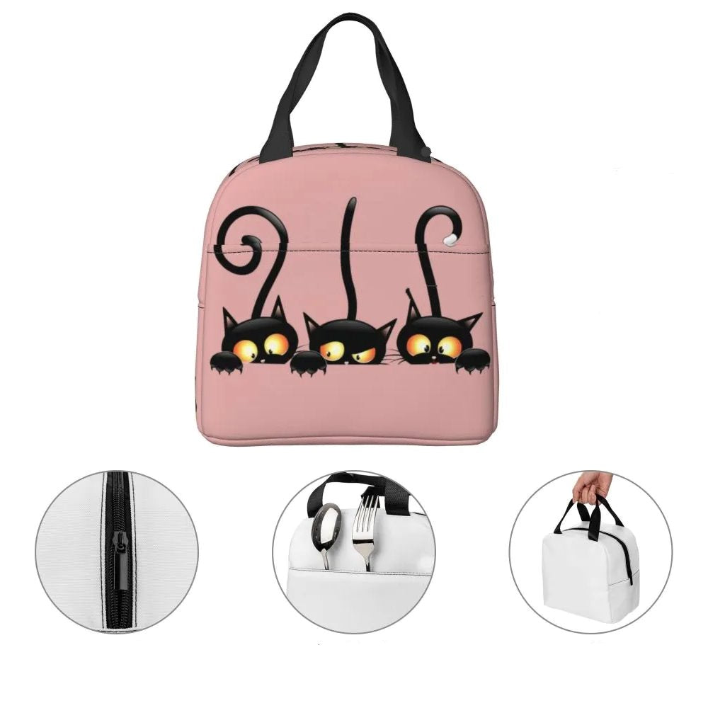 kawaiies-softtoys-plushies-kawaii-plush-Cat Illustration Halloween Themed Lunch Bags Bag 