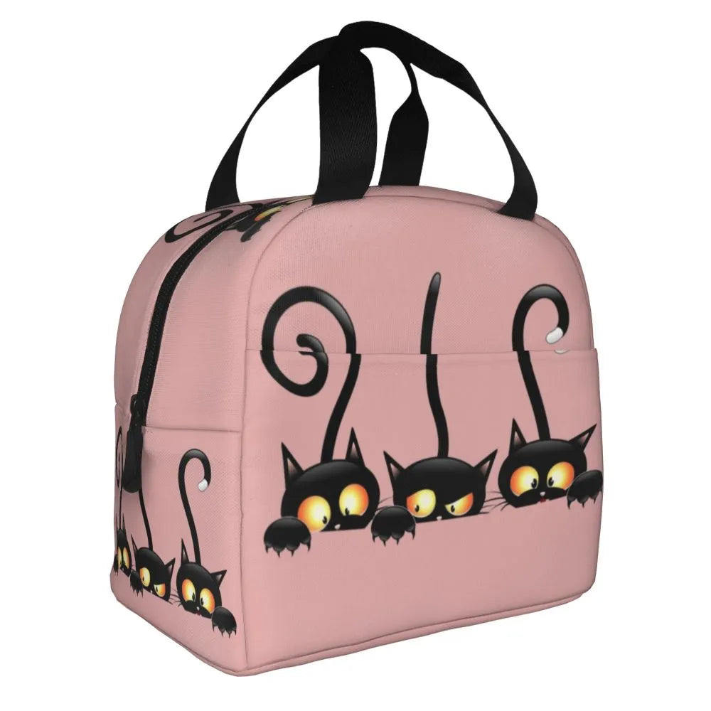 kawaiies-softtoys-plushies-kawaii-plush-Cat Illustration Halloween Themed Lunch Bags Bag 