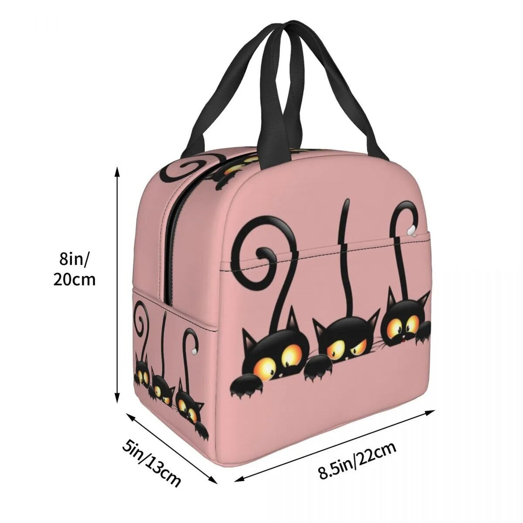 kawaiies-softtoys-plushies-kawaii-plush-Cat Illustration Halloween Themed Lunch Bags Bag 