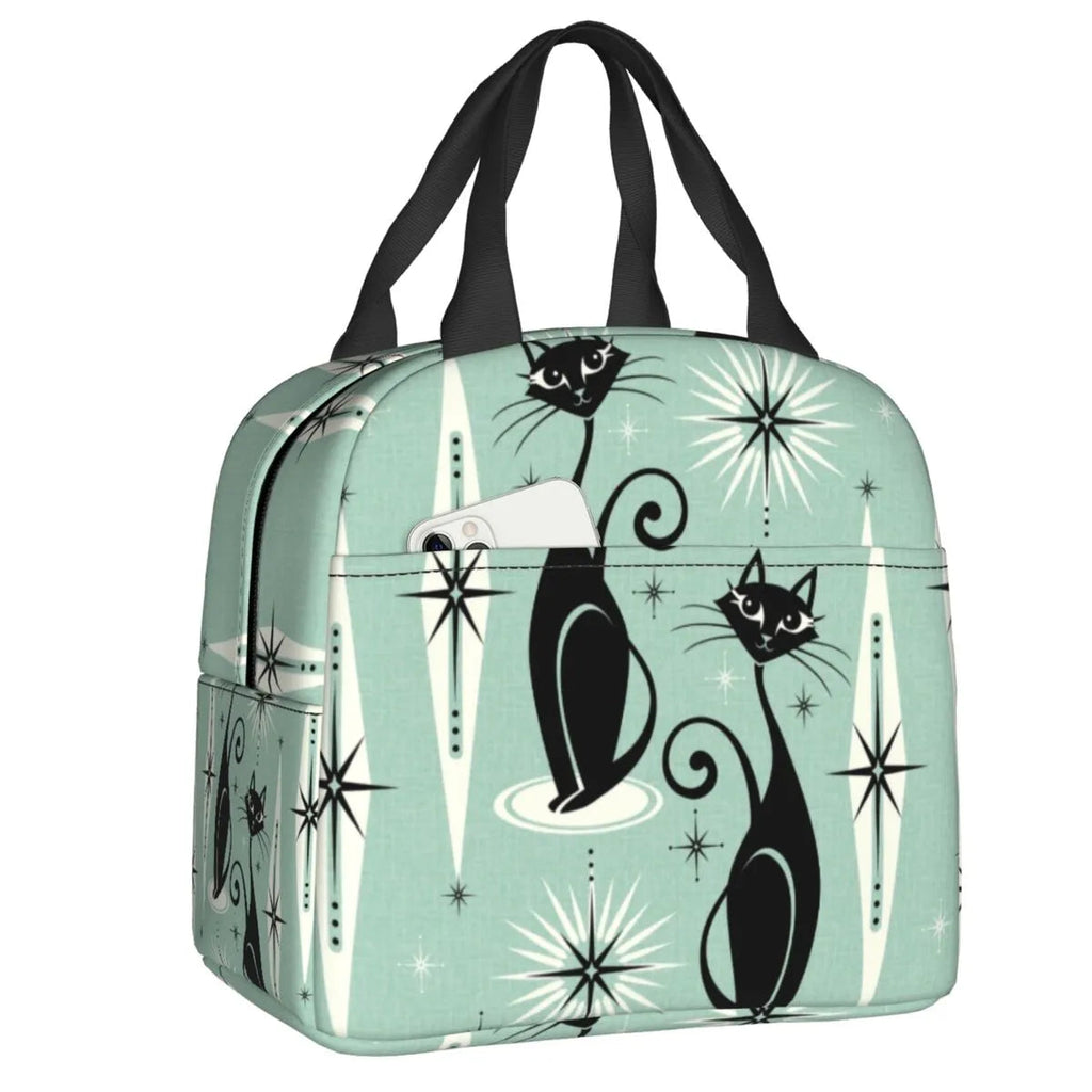 kawaiies-softtoys-plushies-kawaii-plush-Cat Illustration Halloween Themed Lunch Bags Bag Green 