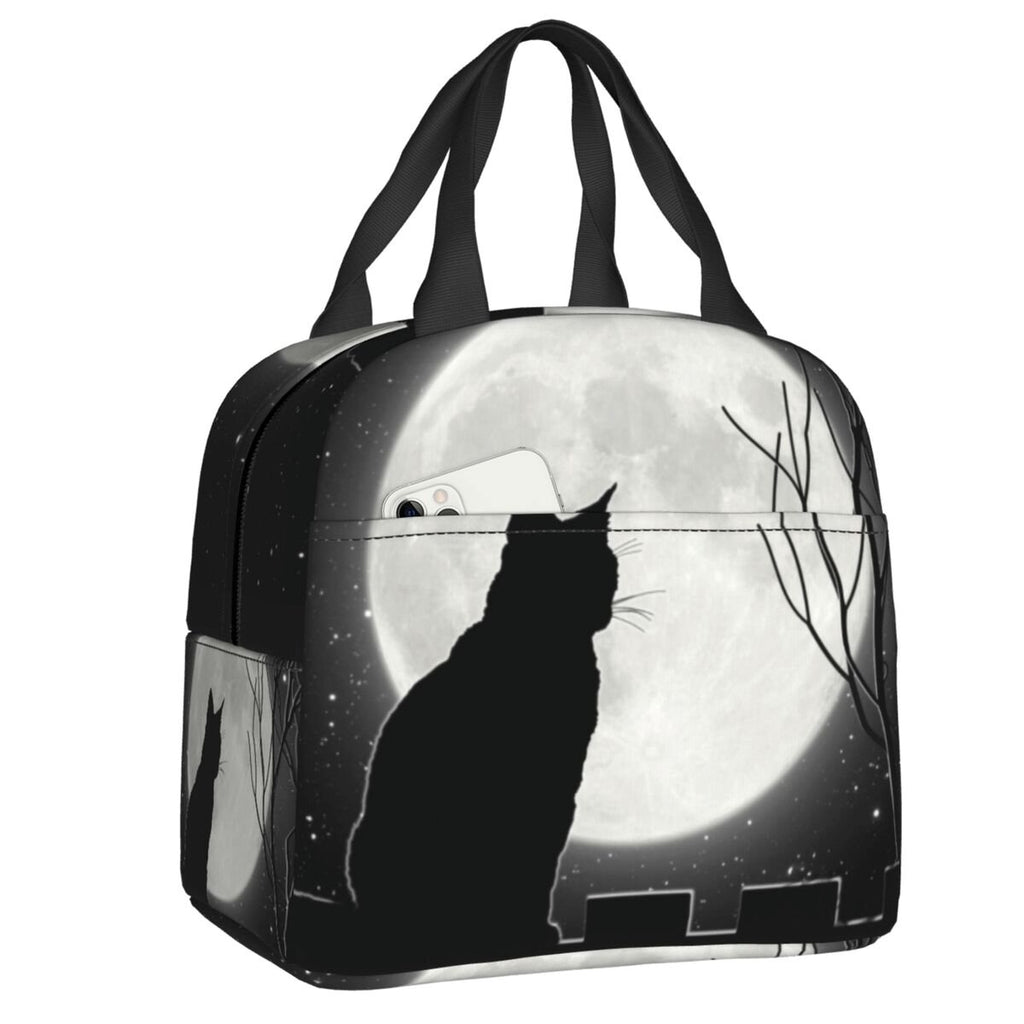 kawaiies-softtoys-plushies-kawaii-plush-Cat Illustration Halloween Themed Lunch Bags Bag Moon 