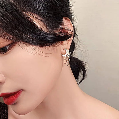 kawaiies-softtoys-plushies-kawaii-plush-Celestial Dream Moon & Star Earrings Jewelry 