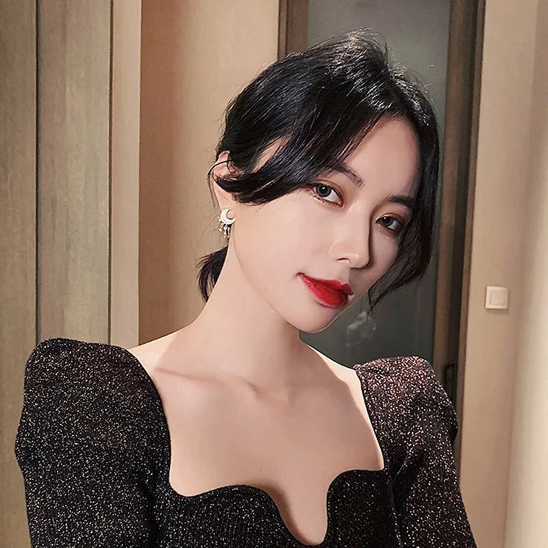 kawaiies-softtoys-plushies-kawaii-plush-Celestial Dream Moon & Star Earrings Jewelry 