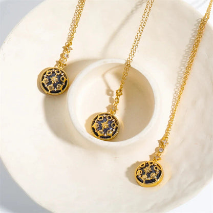 kawaiies-softtoys-plushies-kawaii-plush-Celestial Galaxy Gold Necklace Jewelry 