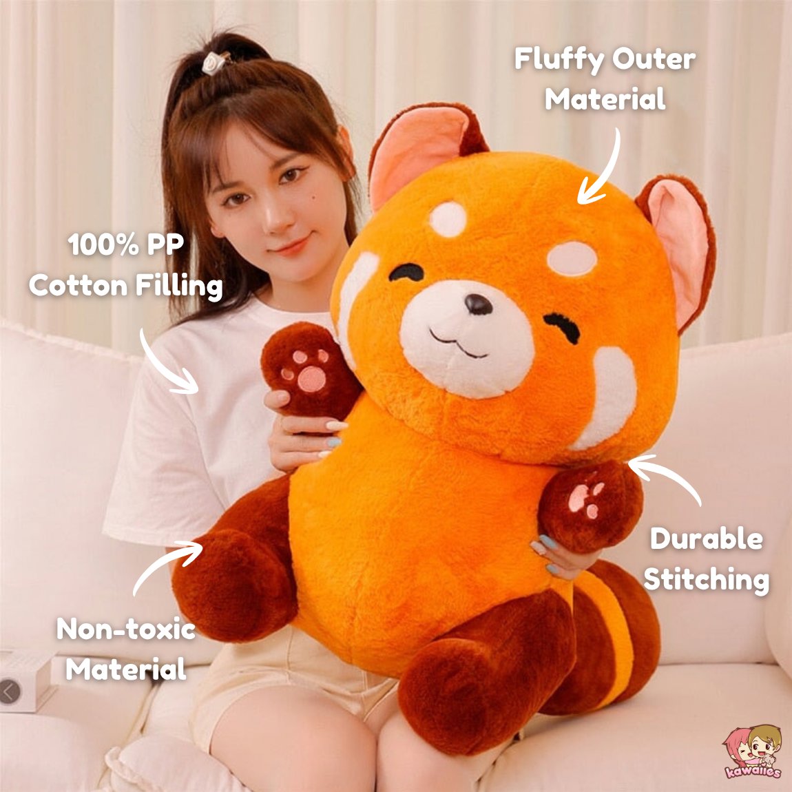 kawaiies-softtoys-plushies-kawaii-plush-Chai the Kawaii Red Panda Plushie Soft toy 