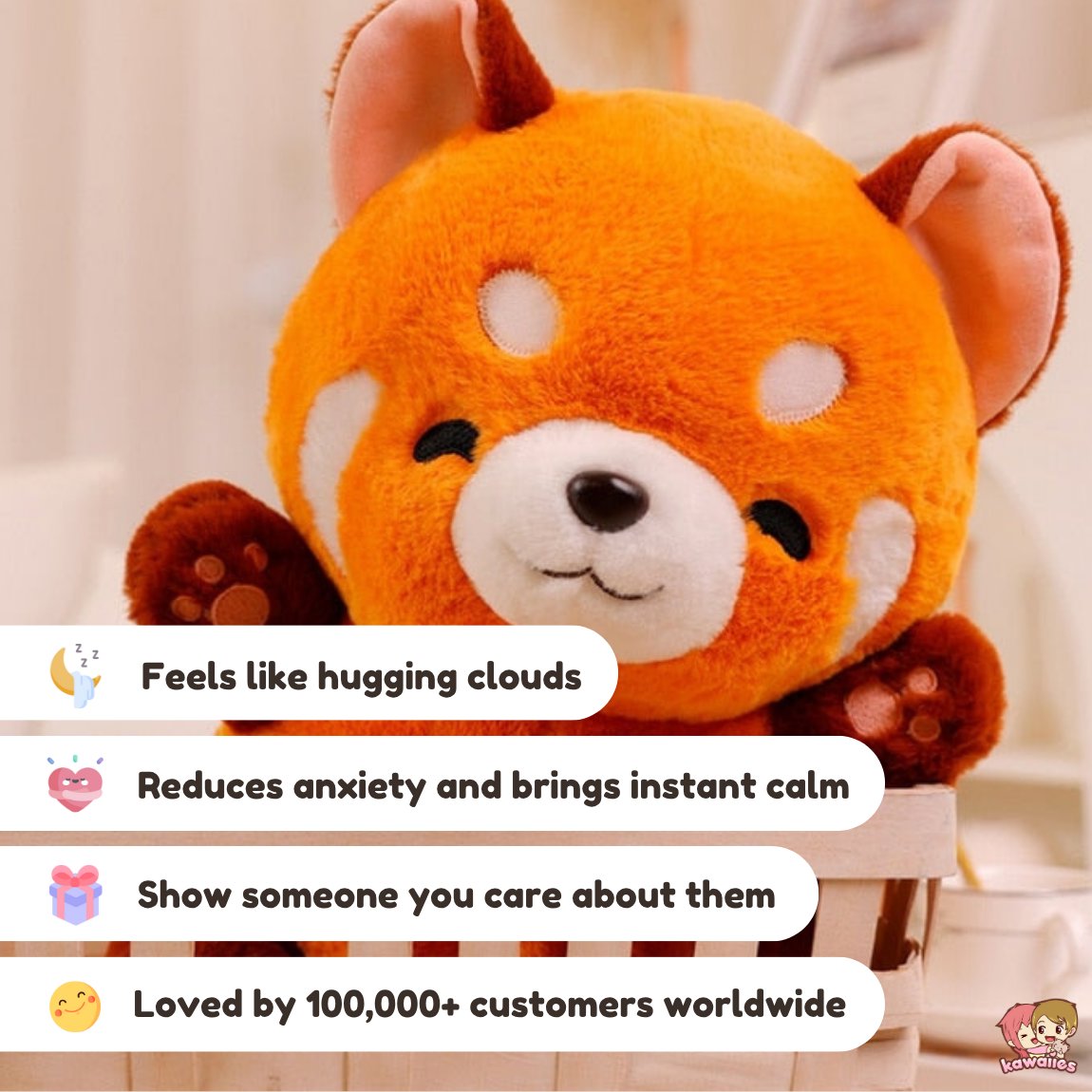 kawaiies-softtoys-plushies-kawaii-plush-Chai the Kawaii Red Panda Plushie Soft toy 