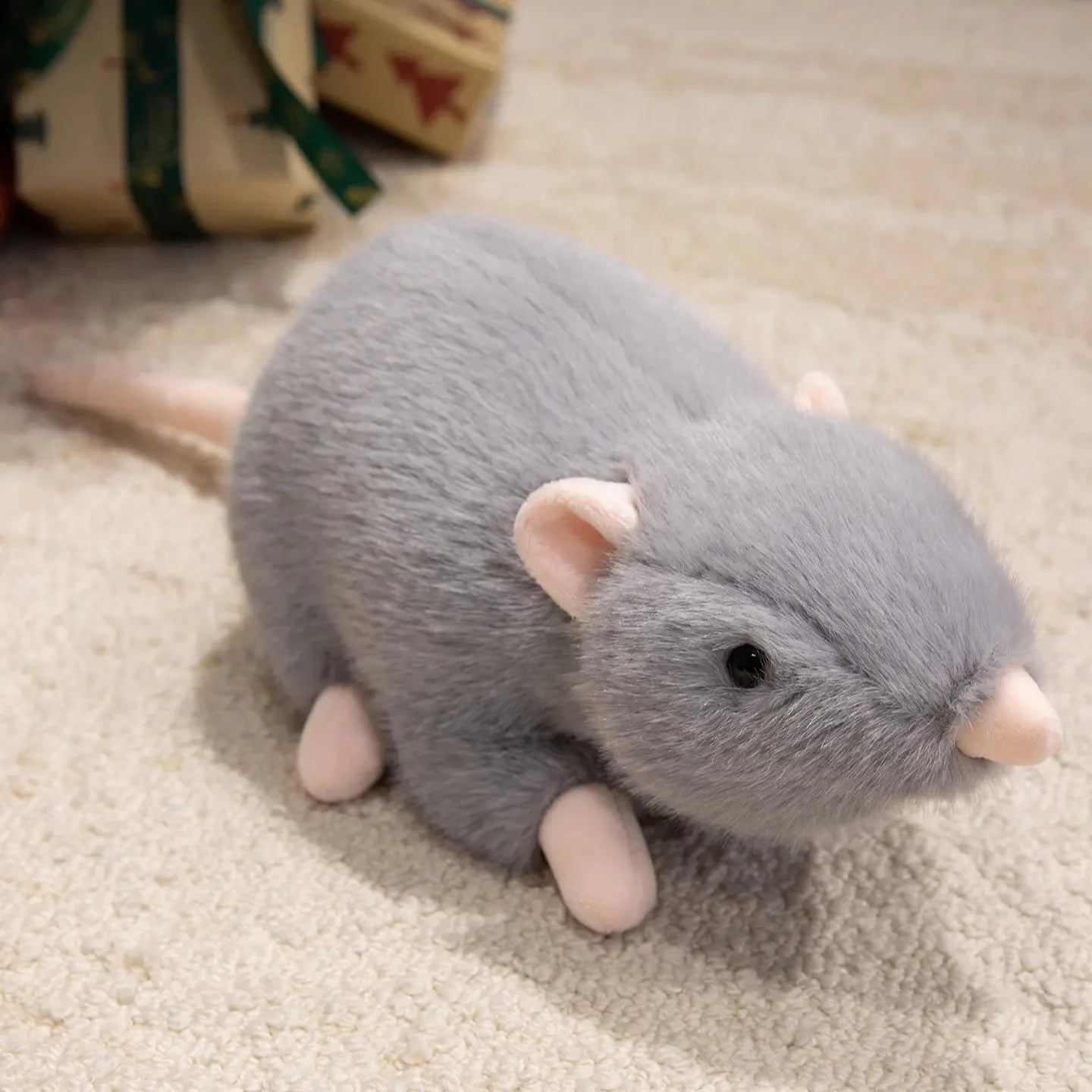kawaiies-softtoys-plushies-kawaii-plush-Cheesingtons the Lovable Mouse Plushie Family Soft toy Gray 30cm 