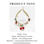 kawaiies-softtoys-plushies-kawaii-plush-Cherry Pop Maximalist Charm Necklace Jewelry 