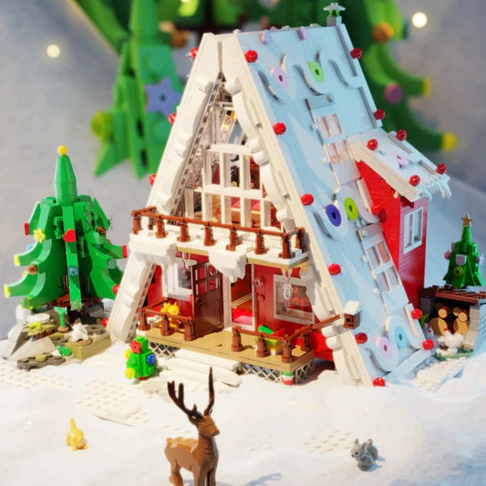 kawaiies-softtoys-plushies-kawaii-plush-Christmas Lapland Snow Cabin Building Set Build it Not included 