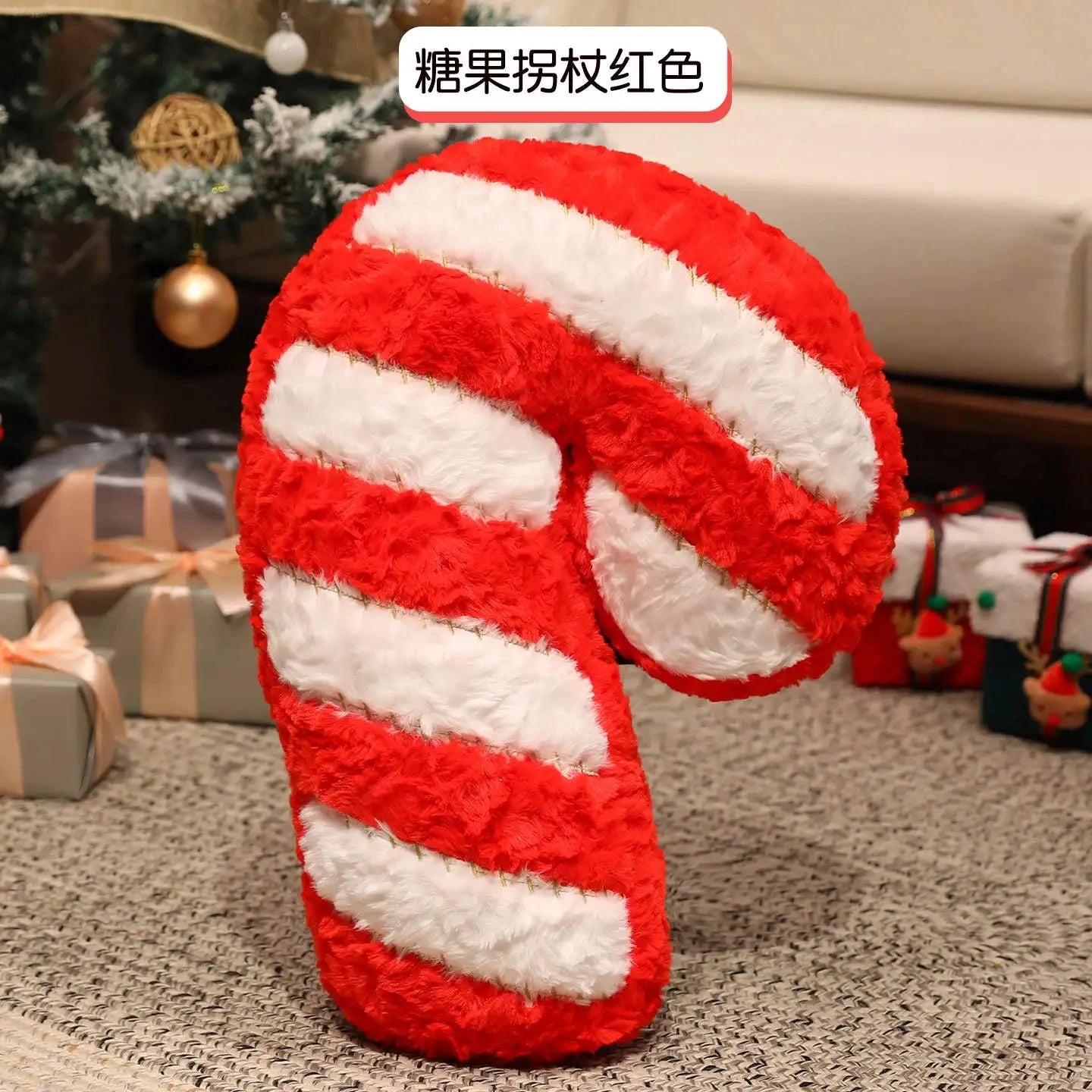 kawaiies-softtoys-plushies-kawaii-plush-Christmas Plushie Pillow Collection 2025 Soft toy Red Cane 50cm 