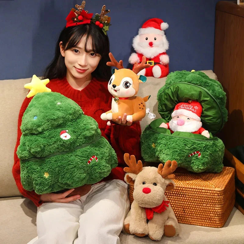 kawaiies-softtoys-plushies-kawaii-plush-Christmas Tree Santa Rudolph Plushie Collection Soft toy 