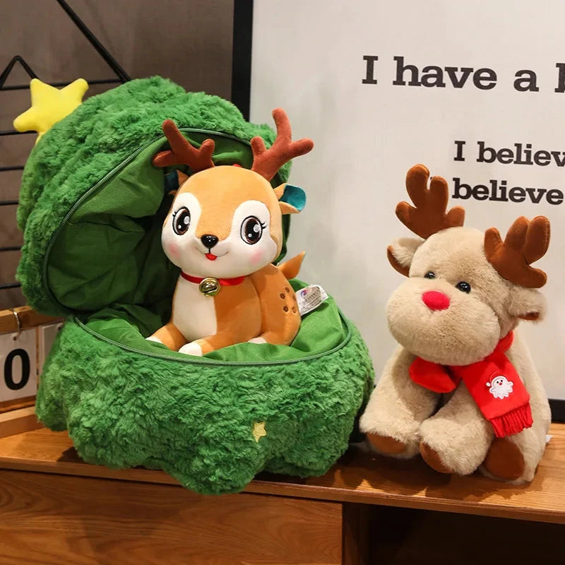 kawaiies-softtoys-plushies-kawaii-plush-Christmas Tree Santa Rudolph Plushie Collection Soft toy 