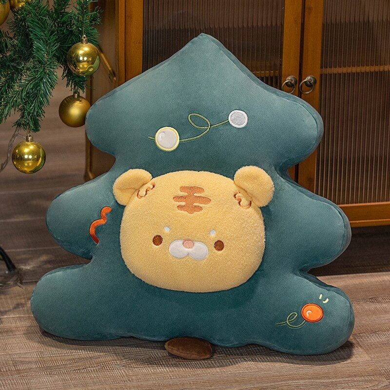 kawaiies-softtoys-plushies-kawaii-plush-Christmas Tree Tiger Bunny Pig Plushie Pillow Soft toy Tiger 