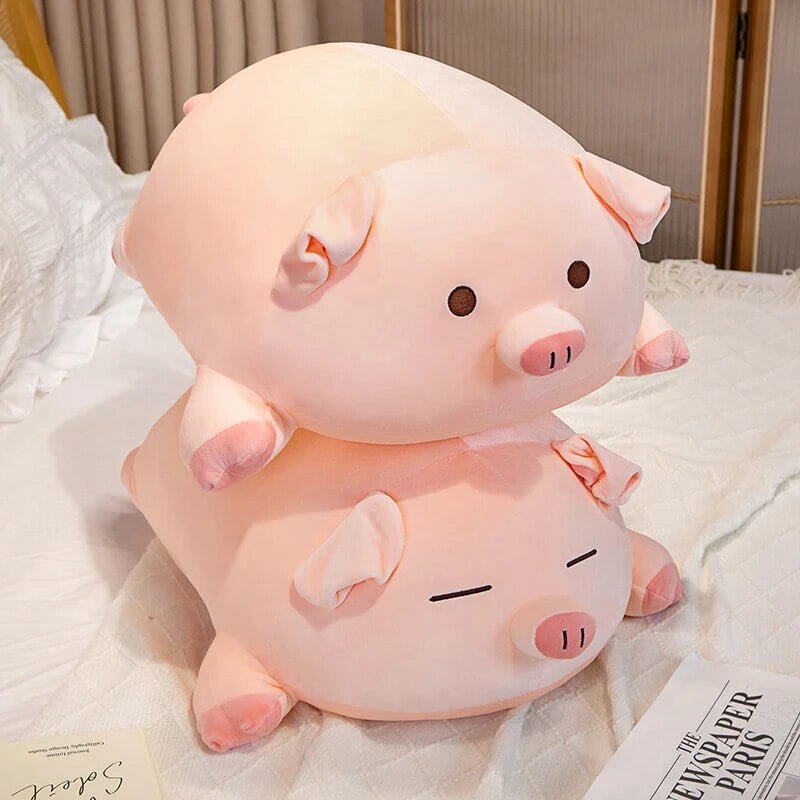 kawaiies-softtoys-plushies-kawaii-plush-Chubby Chonky Pink Piggy Plushies | NEW Soft toy 