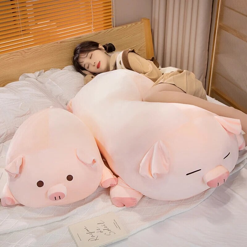kawaiies-softtoys-plushies-kawaii-plush-Chubby Chonky Pink Piggy Plushies | NEW Soft toy 
