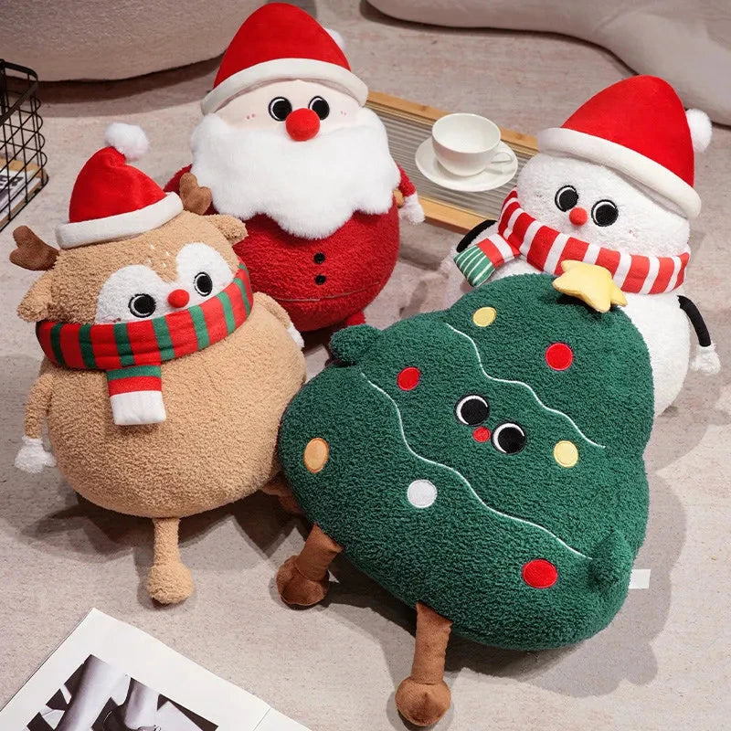 kawaiies-softtoys-plushies-kawaii-plush-Chubby Christmas Tree Reindeer Santa Snowman Plushies Soft toy 