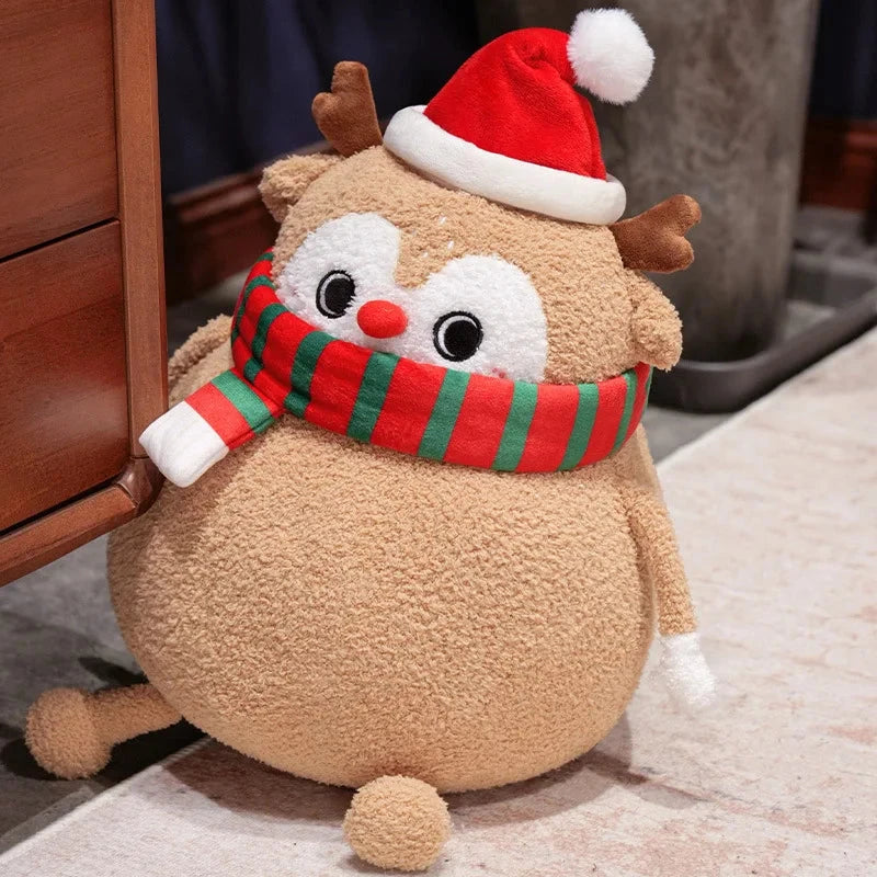 kawaiies-softtoys-plushies-kawaii-plush-Chubby Christmas Tree Reindeer Santa Snowman Plushies Soft toy 