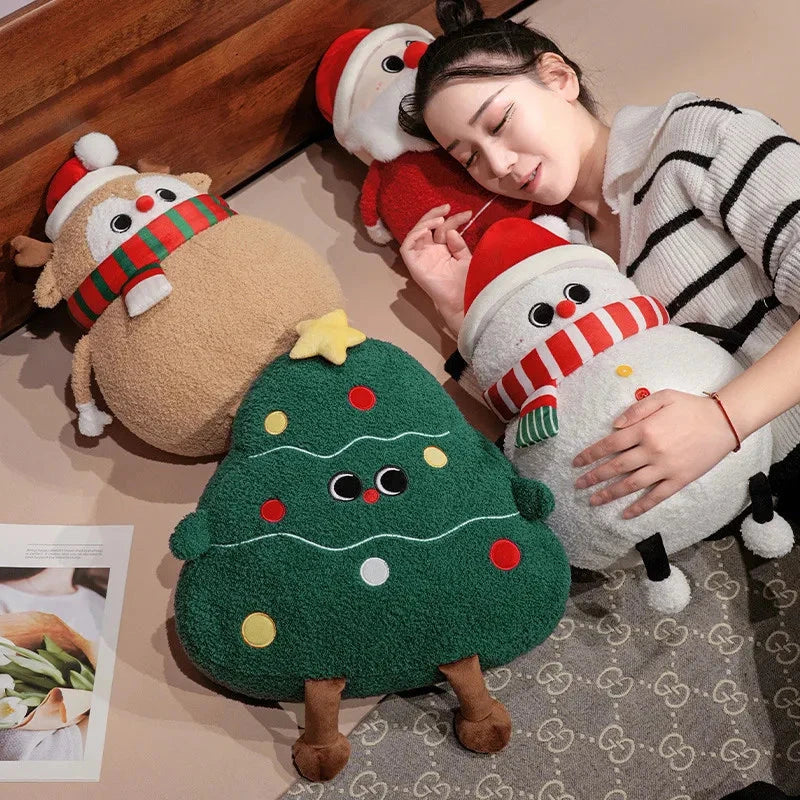kawaiies-softtoys-plushies-kawaii-plush-Chubby Christmas Tree Reindeer Santa Snowman Plushies Soft toy 