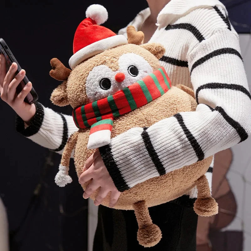 kawaiies-softtoys-plushies-kawaii-plush-Chubby Christmas Tree Reindeer Santa Snowman Plushies Soft toy 
