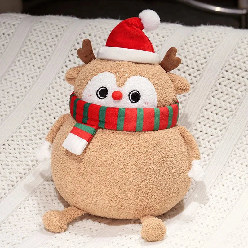 kawaiies-softtoys-plushies-kawaii-plush-Chubby Christmas Tree Reindeer Santa Snowman Plushies Soft toy Reindeer 