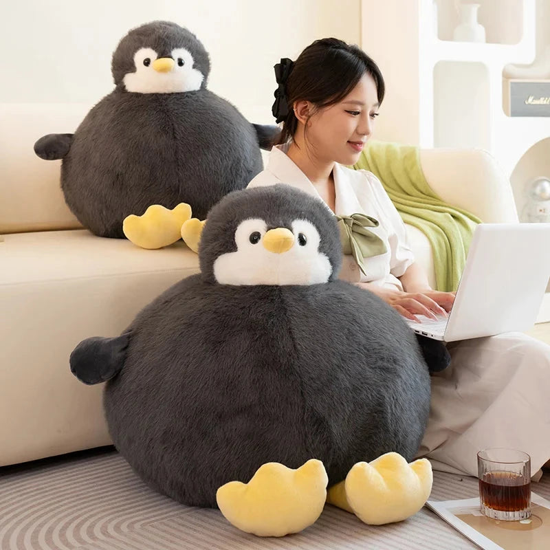 kawaiies-softtoys-plushies-kawaii-plush-Chubby Round Penguin Plushie Soft toy 