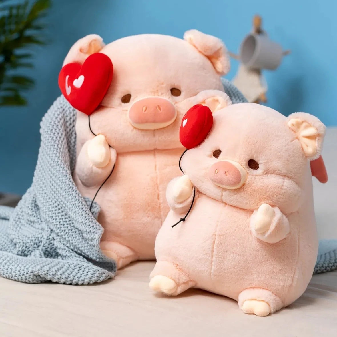 kawaiies-softtoys-plushies-kawaii-plush-Chunky Love Heart Piggy Plushie Soft toy 