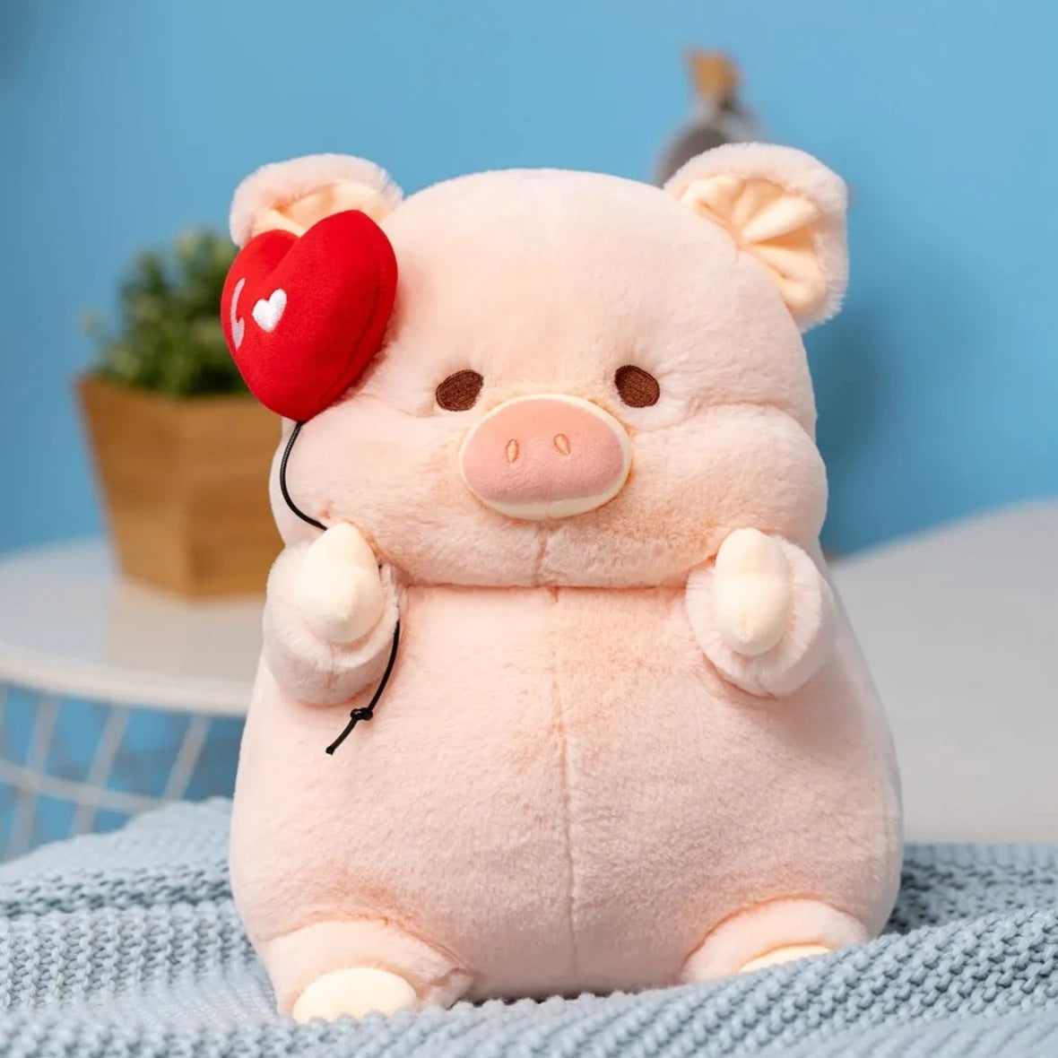 kawaiies-softtoys-plushies-kawaii-plush-Chunky Love Heart Piggy Plushie Soft toy 