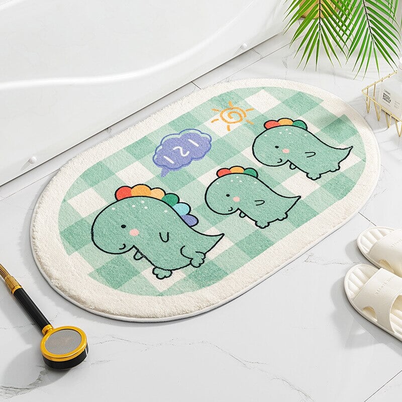 kawaiies-softtoys-plushies-kawaii-plush-Circle Oval Bear Bunny Bathroom Mat Collection | NEW Home Decor 