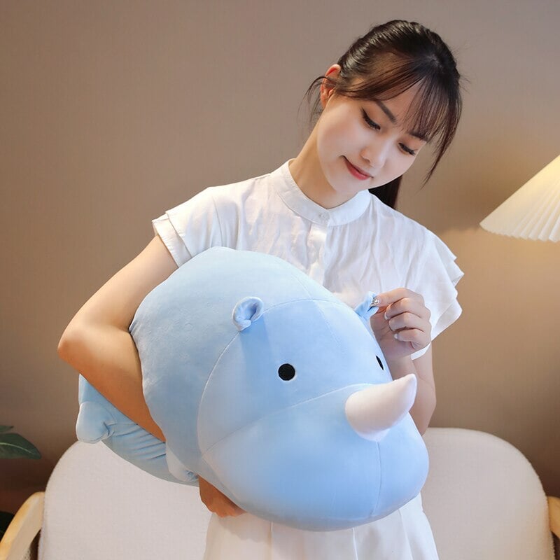 kawaiies-softtoys-plushies-kawaii-plush-Cleo the Kawaii Chunky Rhino Plush | NEW Soft toy 