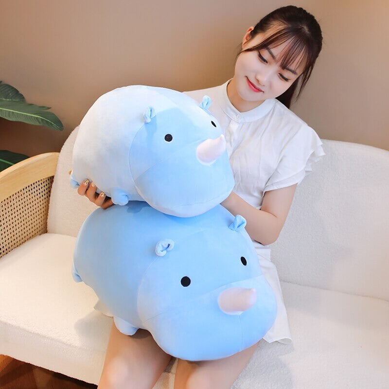 kawaiies-softtoys-plushies-kawaii-plush-Cleo the Kawaii Chunky Rhino Plush | NEW Soft toy 
