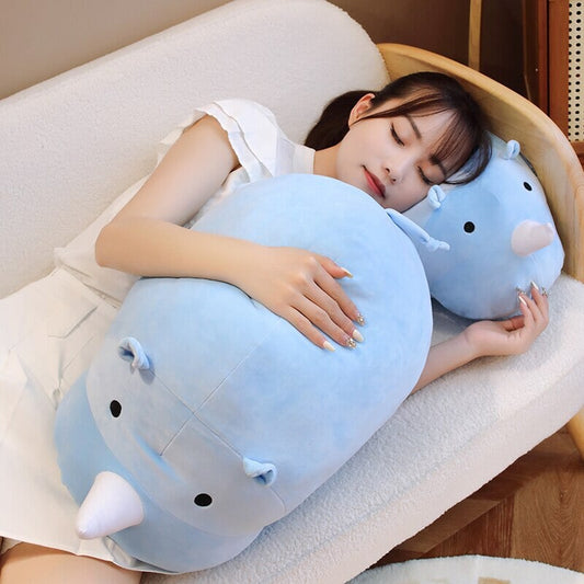 kawaiies-softtoys-plushies-kawaii-plush-Cleo the Kawaii Chunky Rhino Plush | NEW Soft toy 