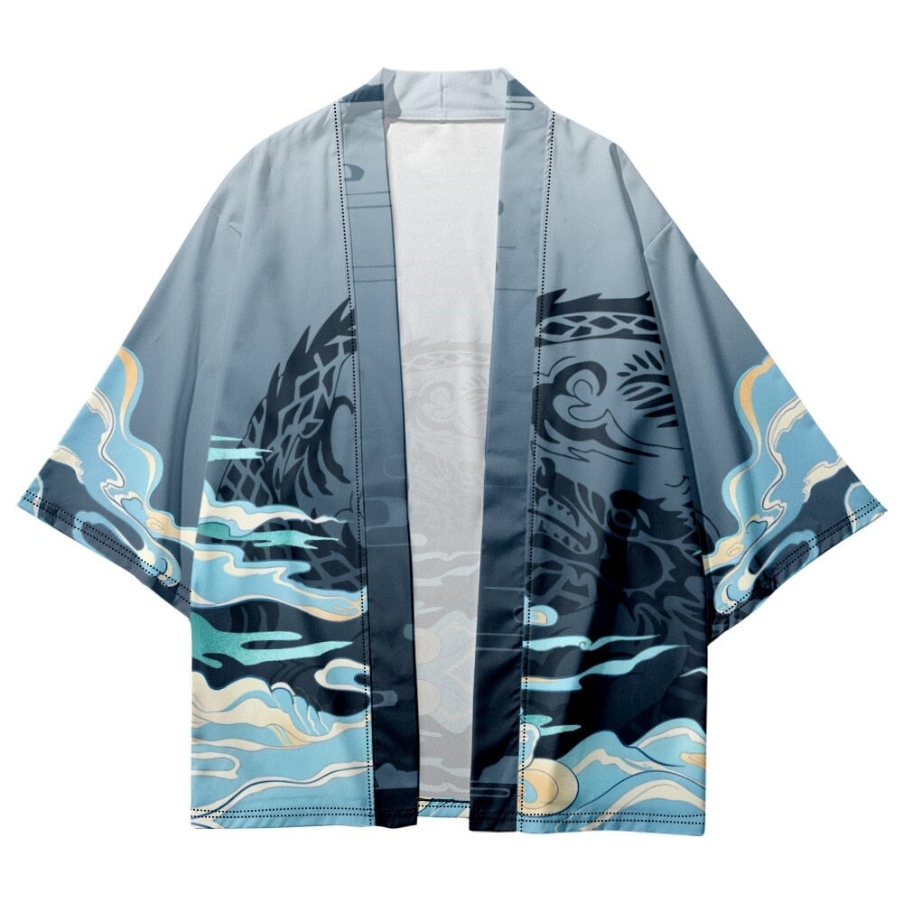 kawaiies-softtoys-plushies-kawaii-plush-Cloud Mist Dragon Blue Unisex Kimono Kimono 