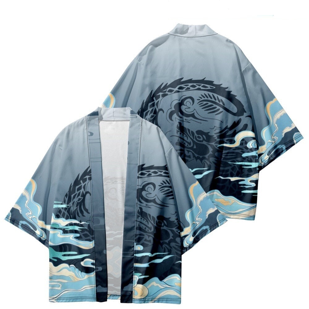 kawaiies-softtoys-plushies-kawaii-plush-Cloud Mist Dragon Blue Unisex Kimono Kimono S 