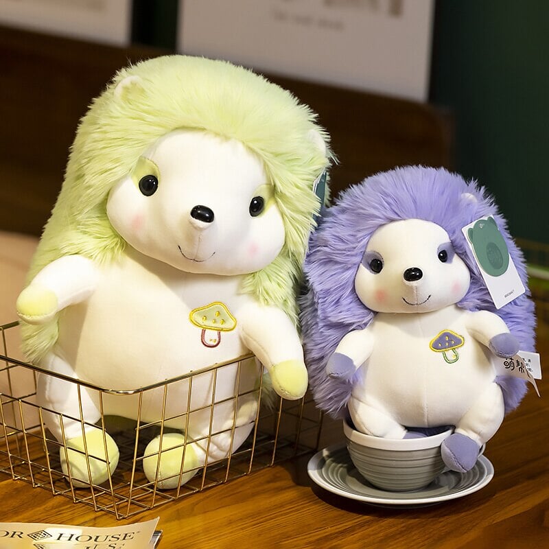 kawaiies-softtoys-plushies-kawaii-plush-Colorful Sitting Hedgehog Family Plushies | NEW Soft toy 