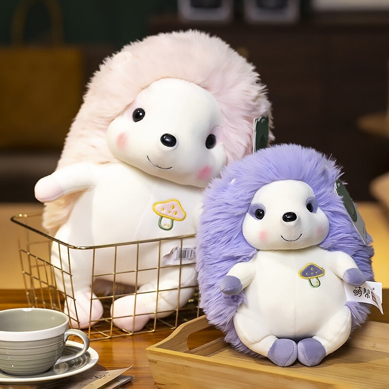 kawaiies-softtoys-plushies-kawaii-plush-Colorful Sitting Hedgehog Family Plushies | NEW Soft toy 