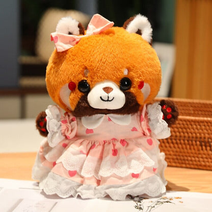 kawaiies-softtoys-plushies-kawaii-plush-Cosplay Chai the Red Panda Plushie | NEW Soft toy Heart Dress 