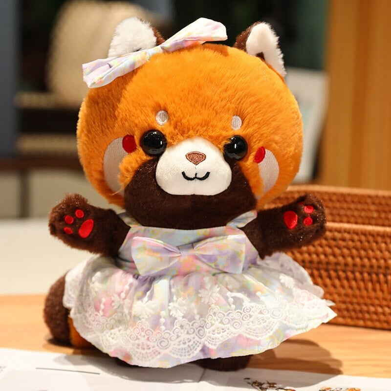 kawaiies-softtoys-plushies-kawaii-plush-Cosplay Chai the Red Panda Plushie | NEW Soft toy Star Dress 