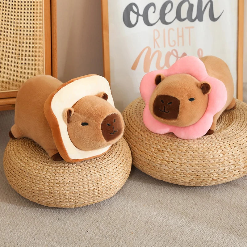 kawaiies-softtoys-plushies-kawaii-plush-Cosplay Laying Capybara Animal Plush Soft toy 