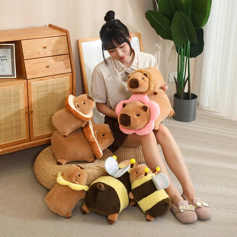 kawaiies-softtoys-plushies-kawaii-plush-Cosplay Laying Capybara Animal Plush Soft toy 