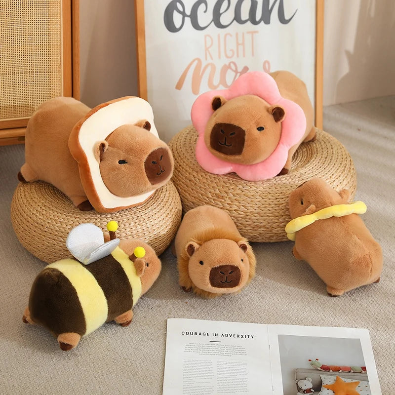 kawaiies-softtoys-plushies-kawaii-plush-Cosplay Laying Capybara Animal Plush Soft toy 