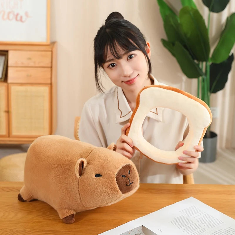 kawaiies-softtoys-plushies-kawaii-plush-Cosplay Laying Capybara Animal Plush Soft toy 