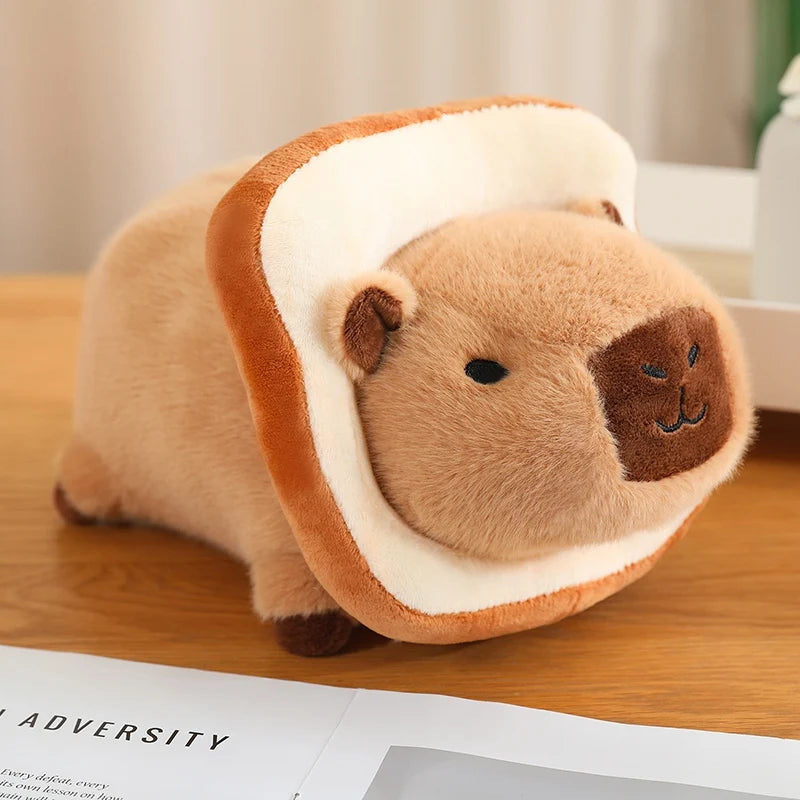 kawaiies-softtoys-plushies-kawaii-plush-Cosplay Laying Capybara Animal Plush Soft toy Bread 25cm 