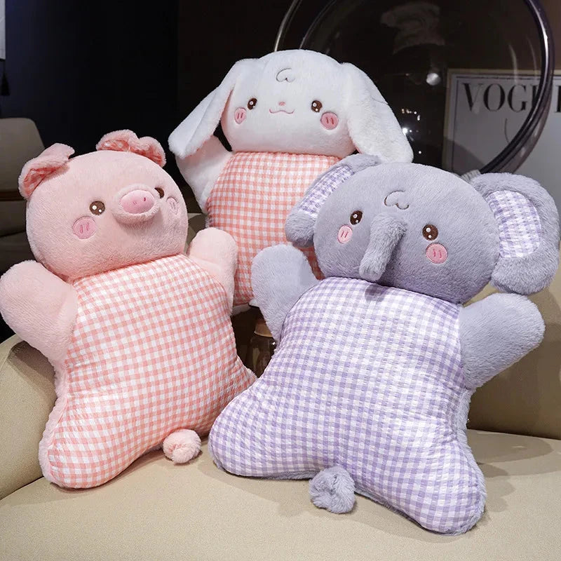 kawaiies-softtoys-plushies-kawaii-plush-Cozy Pastel Animal Cuddle Cushions Soft toy 