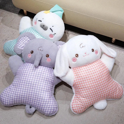 kawaiies-softtoys-plushies-kawaii-plush-Cozy Pastel Animal Cuddle Cushions Soft toy 