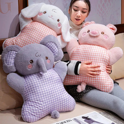 kawaiies-softtoys-plushies-kawaii-plush-Cozy Pastel Animal Cuddle Cushions Soft toy 