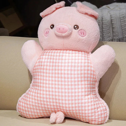 kawaiies-softtoys-plushies-kawaii-plush-Cozy Pastel Animal Cuddle Cushions Soft toy Pig 