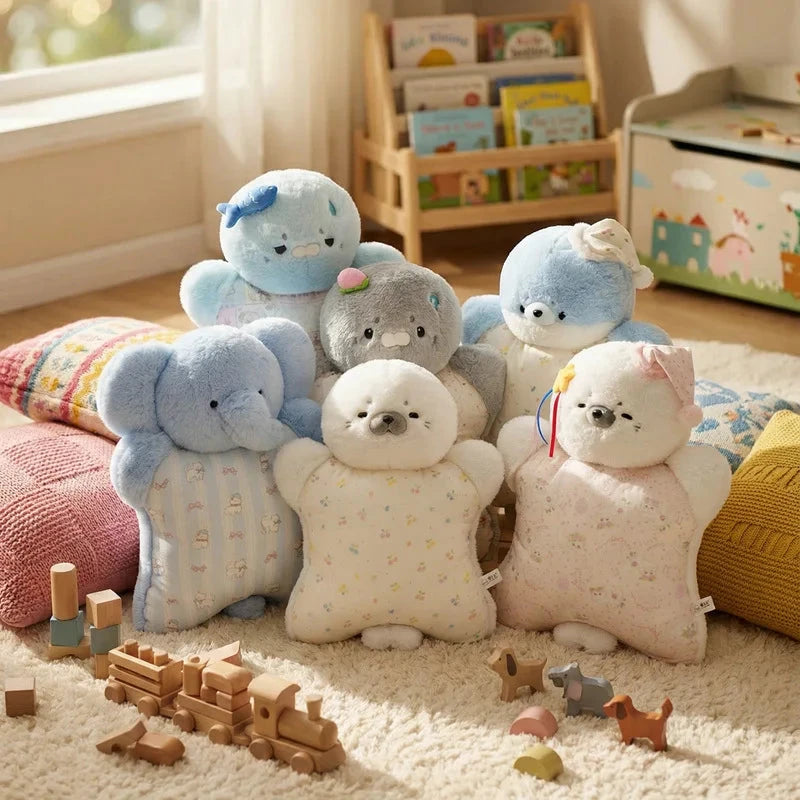 kawaiies-softtoys-plushies-kawaii-plush-Cozy Pet Animal Cuddle Cushions Soft toy 